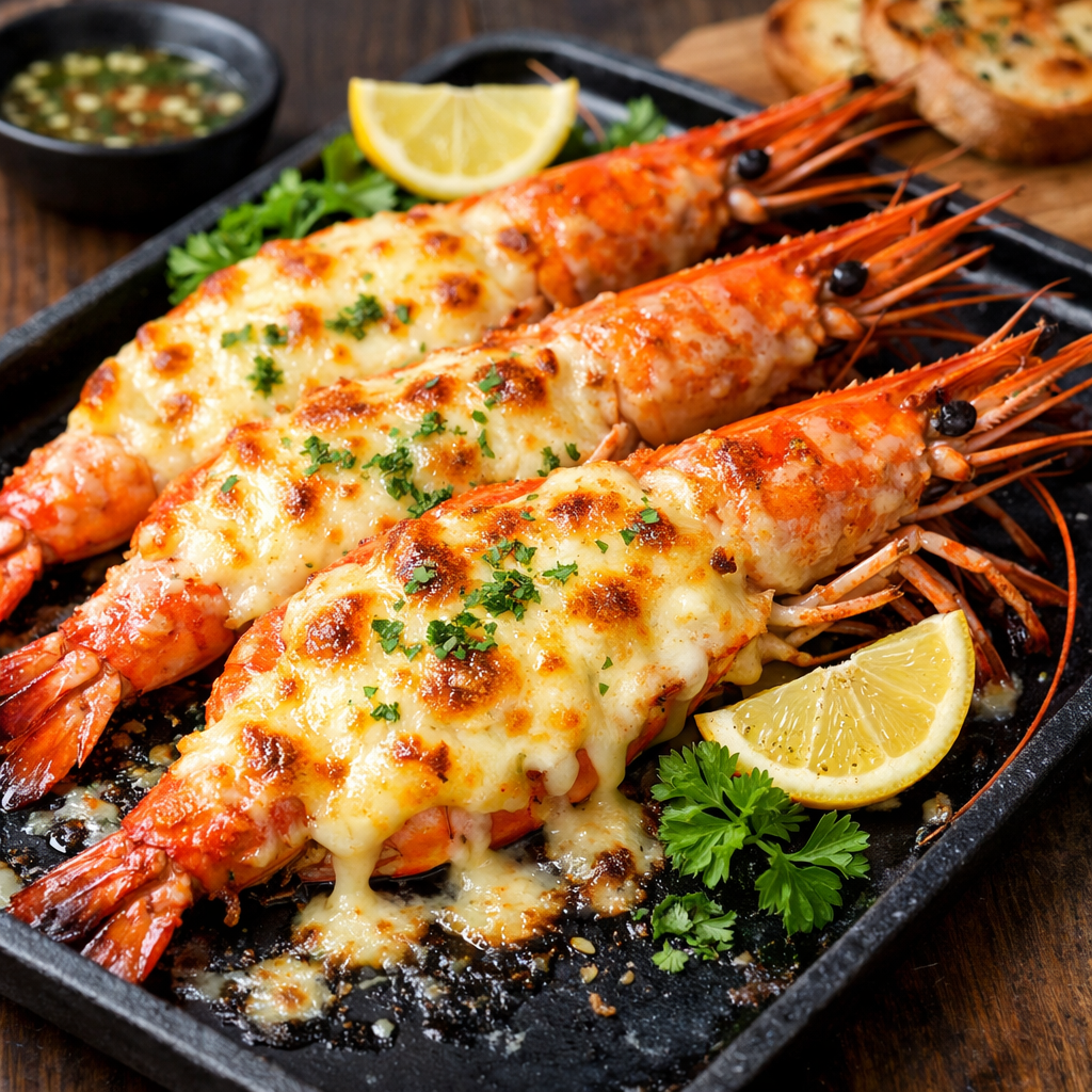 Jumbo Prawn Baked with Cheese 450 gram